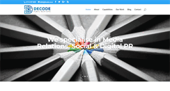 Desktop Screenshot of decode.co.za