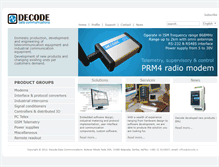 Tablet Screenshot of decode.rs